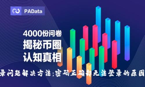 Tokenim登录问题解决方法：密码正确却无法登录的原因与解决方案